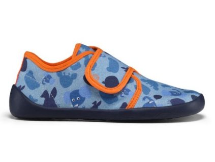 Affenzahn Slipper cotton movy Elephant bačkory tenisky