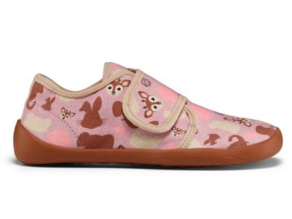 Affenzahn Slipper cotton movy Deer bačkory tenisky