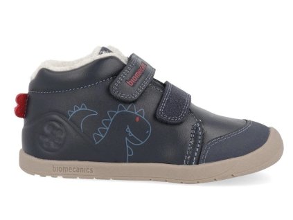 barefoot detske zimni boty biomecanics sauvage ocean zateplené