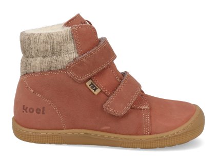 07T049.232 600 barefoot detske zimni boty koel dean 2 0 wp wool old pink 2 2