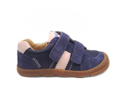 Koel Kobi W Blue celoroční kožený barefoot obuv Beny Shoes 28