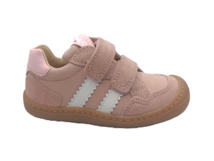 Koel Barefoot kožené boty úzké KORKID BALI pink celoročky pro holky Beny Shoes 2