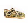 Beda bačkory maskáč army pro kluky BF060010 W 02 SLIM úzké bačkory papuče přezůvky 3