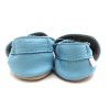 baBice barefoot capáčky modrá azurová Beny Shoes první krůčky přezůvky 1