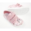 EF barefoot textilní plátěné barefoot boty pro holky s jednorožcem Beny Shoes 3