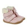 Pegres SBF 42 zimní kožené růžové boty pro holky s membránou