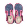 Beda barefoot bačkory BF Slim úzké Pink denim pro holky Beny Shoes 6