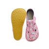 KTR Raweks barefoot bačkory pro holky růžové s jednorožcem Beny Shoes 7