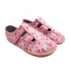 KTR Raweks barefoot bačkory pro holky růžové s jednorožcem Beny Shoes
