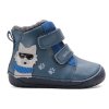 DD Step zimní barefoot boty s pejskem w070 52893 Beny Shoes 1