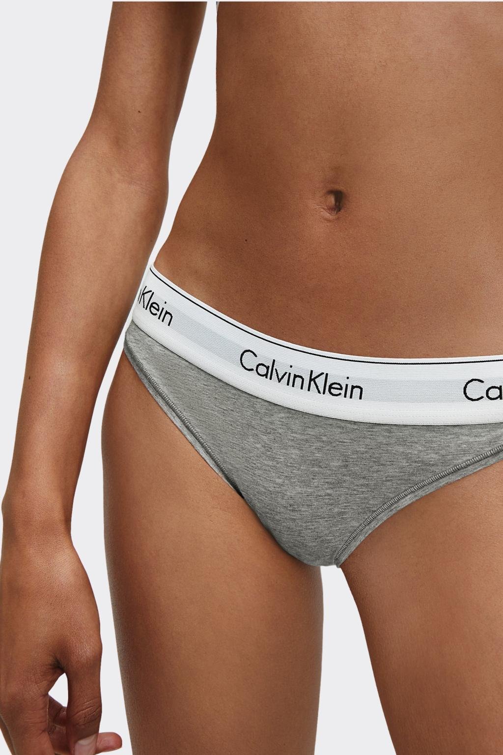 Calvin Klein Modern Cotton Kalhotky - šedé - BePink.cz