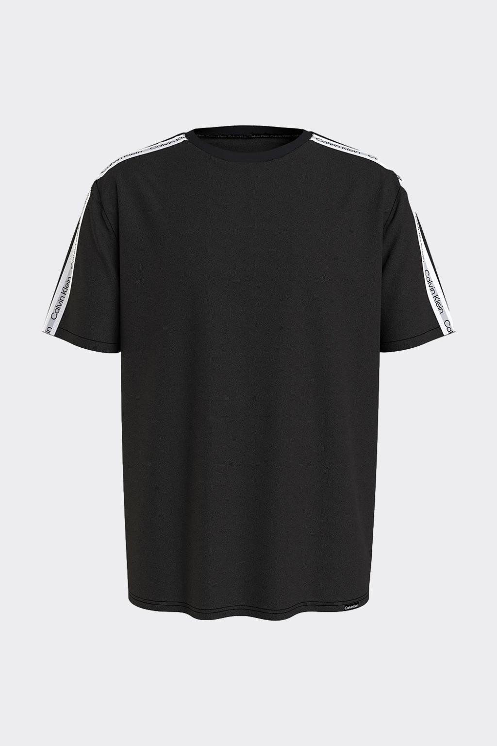 Calvin Klein Core Logo tape tričko pánské - černé