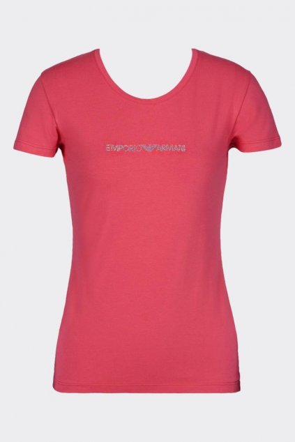 Emporio Armani visibility tričko - korálová