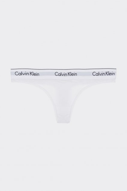 Calvin Klein Modern Cotton Tanga - bílá (Velikost XS)