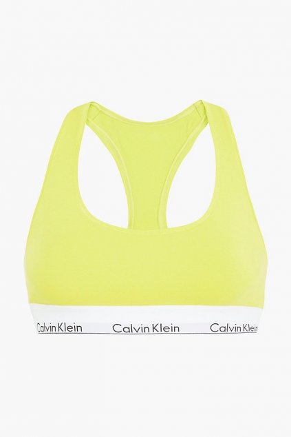 Calvin Klein Modern Cotton braletka nevyztužená - citrónová