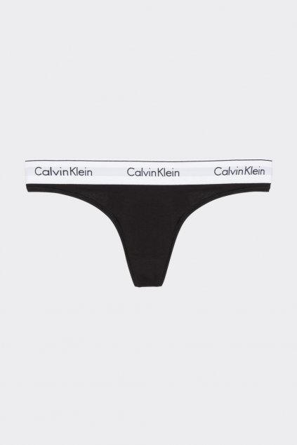 Calvin Klein Modern Cotton Tanga - černá (Velikost XS)