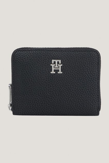 Tommy Hilfiger Medium Emblem peněženka dámská - černá