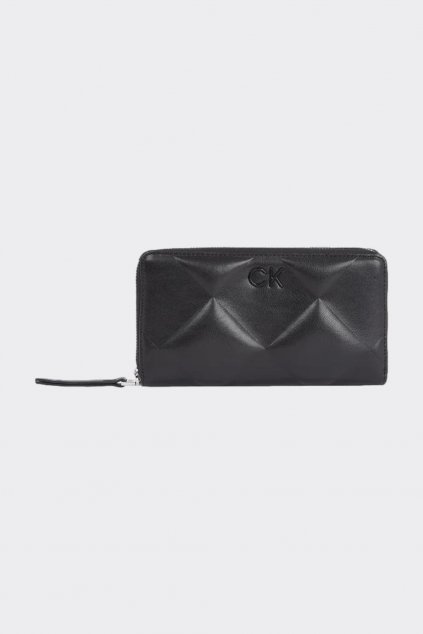 Calvin Klein Quilted Large peněženka dámská -černá