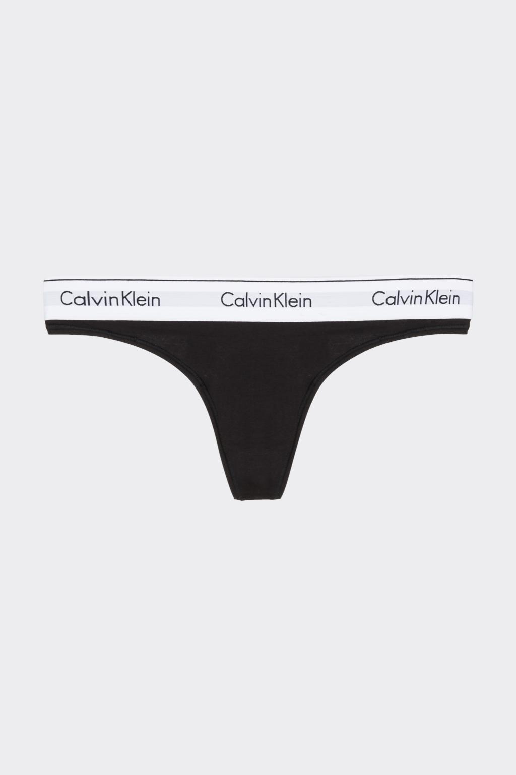 Calvin Klein Modern Cotton Tanga - černá Velikost: XL