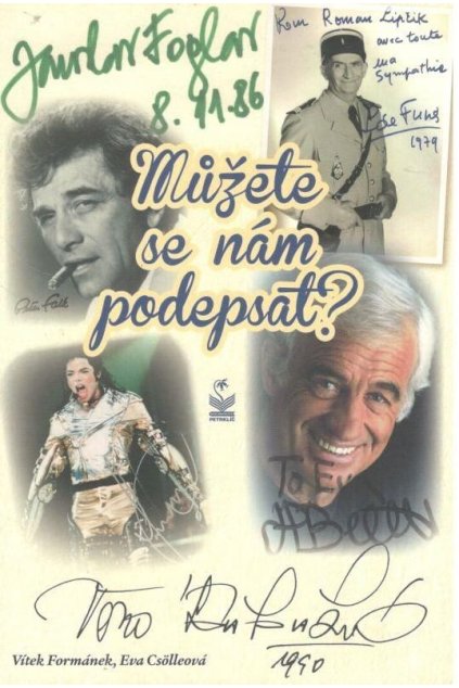 Můžete se nám podepsat