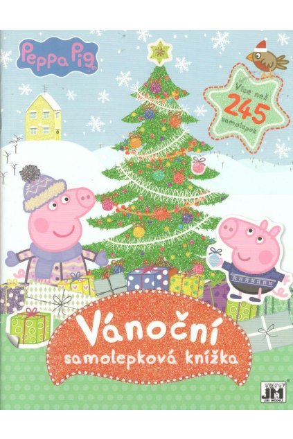 Vánoční samolepková knížka