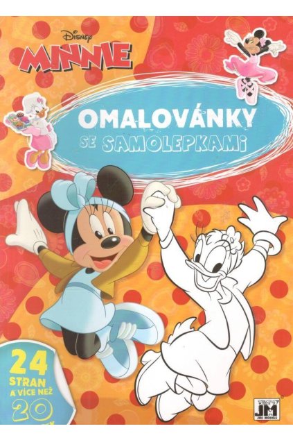Minnie omalovánky se samolepkami