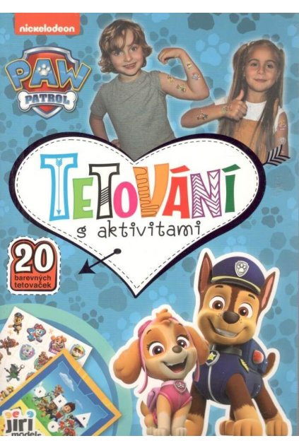 Tlapková patrola tetování s aktivitami