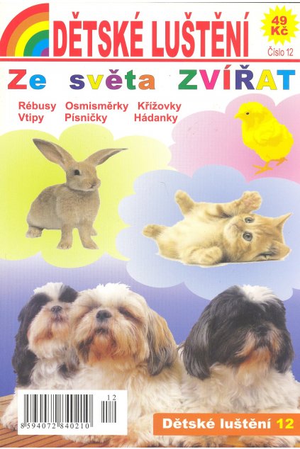 Ze světa zvířat - dětské luštění 12