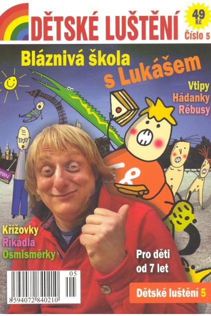 Bláznivá škola s Lukášem - dětské luštění 5