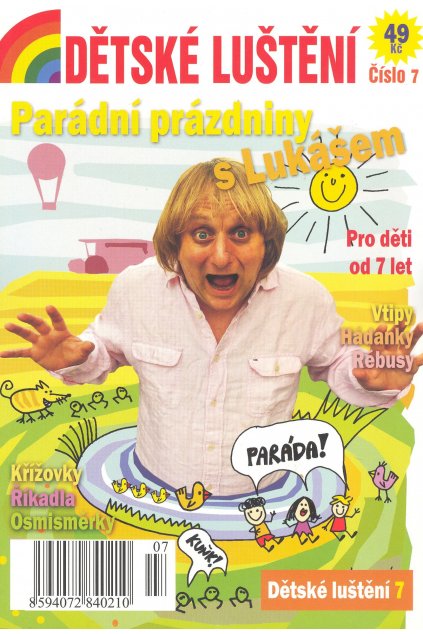 Parádní prázdniny s Lukášem - dětské luštění 7