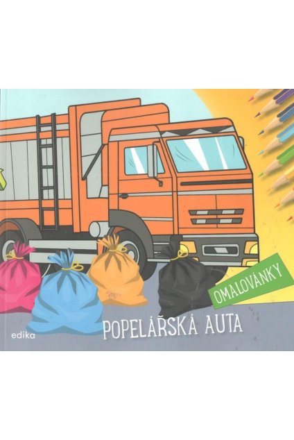 Popelářské auto omalovánky