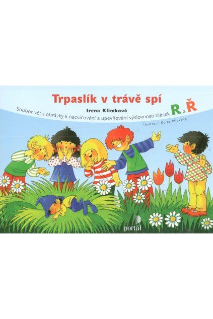 Trpaslík v trávě spí