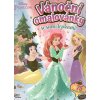 Vánoční omalovánky se samolepkami princezna