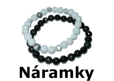 Náramky pro páry, korálkové náramky, pánské náramky, dámské náramky