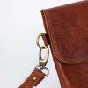 Kožená kabelka hnedá casablanca malá 6