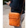 kožená crossbody taška pánska hnedá massa berber 7