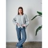 Mušelínová košeľa LOOSE - mint