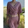 Wrap Top LINY - ružová