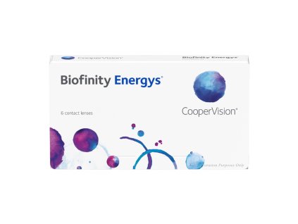 jednoohniskové CooperVision BIOFINITY Energys (Balenie 6 ks)