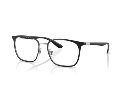 Ray-Ban Optical 0RX6486 (Farba 2861 - Čierna na striebornej)
