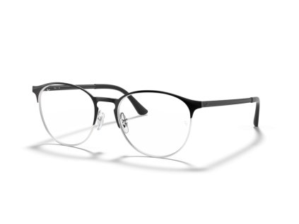 Ray-Ban Optical 0RX6375 (Farba 2861 - Čierna na striebornej)