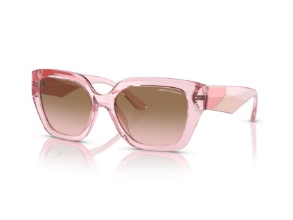 Armani Exchange 0AX4125SU (Farba 833911 - Lesklá priehľadná ružová)