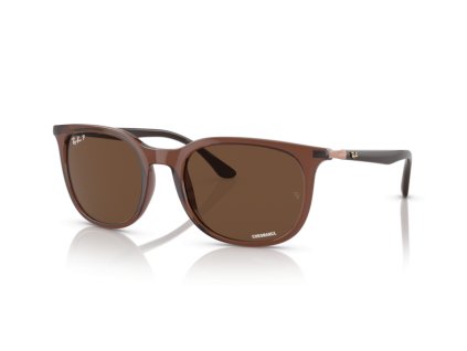 Ray-Ban 0RB4386 (Farba 6652AN - Priehľadná hnedá)