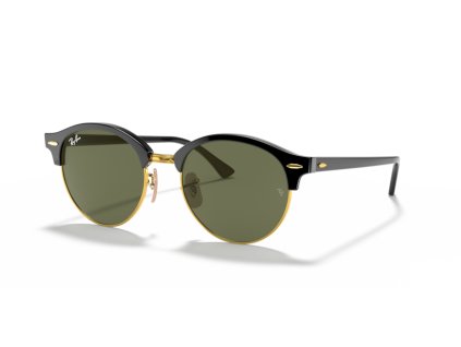 Ray-Ban 0RB4246 - Clubround (Farba 901 - Čierna)
