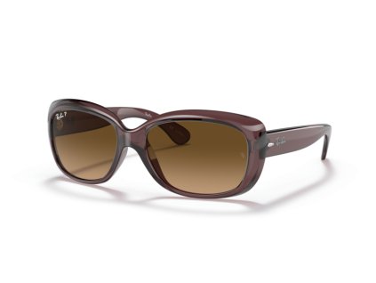 Ray-Ban 0RB4101 - Jackie ohh (Farba 6593M2 - Priehľadná tmavohnedá)