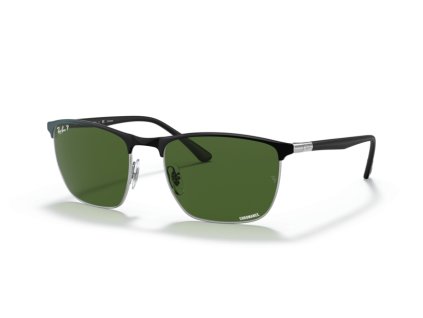 Ray-Ban 0RB3686 (Farba 9144P1 - Čierna na striebornej)