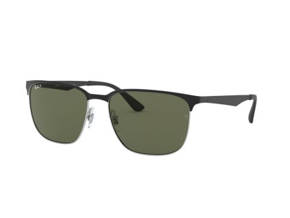 Ray-Ban 0RB3569 (Farba 90049A - Čierna na striebornej)