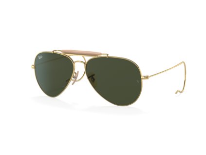 Ray-Ban 0RB3030 - Outdoorsman i (Farba L0216 - Aristo zlatá)