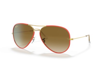 Ray-Ban 0RB3025JM - Aviator full color (Farba 919651 - Červená)