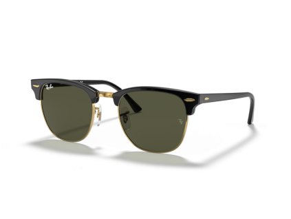Ray-Ban 0RB3016 - Clubmaster (Farba W0365 - Čierna na zlatej)